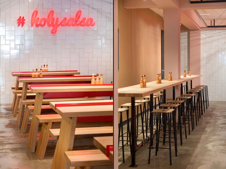 餐饮空间,快餐店设计,Salsa Shop餐厅,荷兰海牙,国外餐厅设计