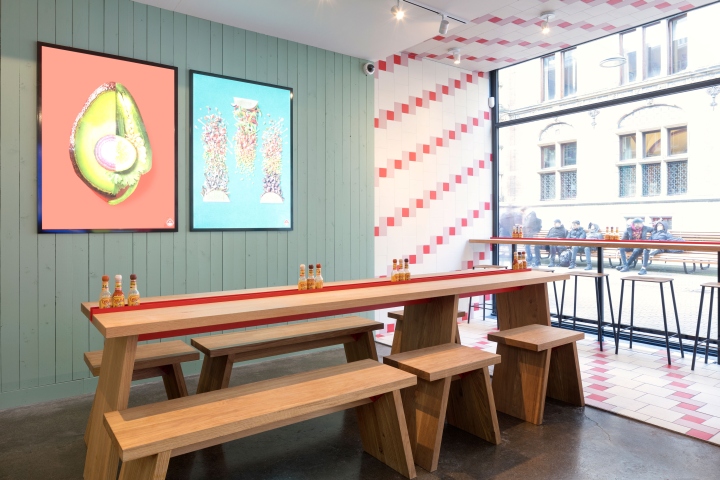 餐饮空间,快餐店设计,Salsa Shop餐厅,荷兰海牙,国外餐厅设计