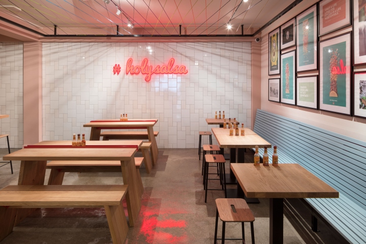 餐饮空间,快餐店设计,Salsa Shop餐厅,荷兰海牙,国外餐厅设计