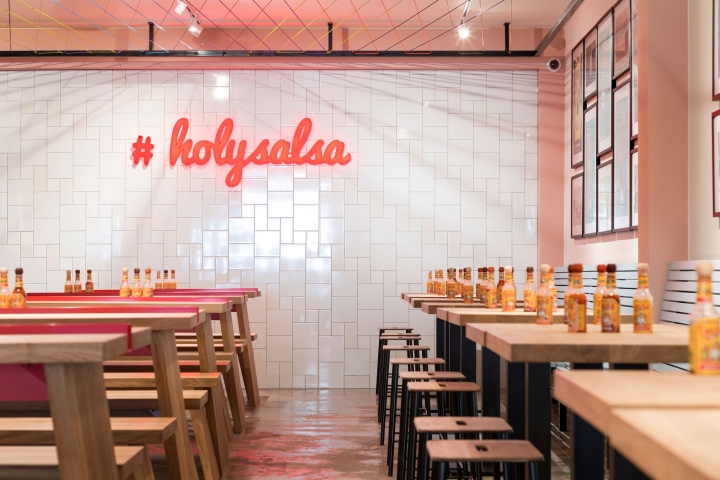 餐饮空间,快餐店设计,Salsa Shop餐厅,荷兰海牙,国外餐厅设计
