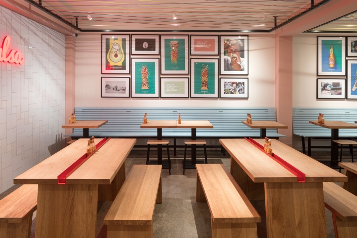 餐饮空间,快餐店设计,Salsa Shop餐厅,荷兰海牙,国外餐厅设计