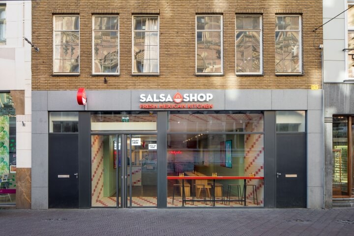 餐饮空间,快餐店设计,Salsa Shop餐厅,荷兰海牙,国外餐厅设计