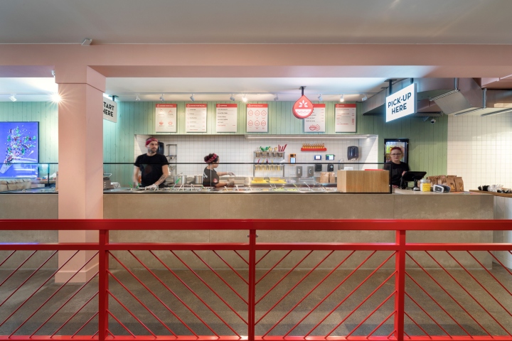 餐饮空间,快餐店设计,Salsa Shop餐厅,荷兰海牙,国外餐厅设计