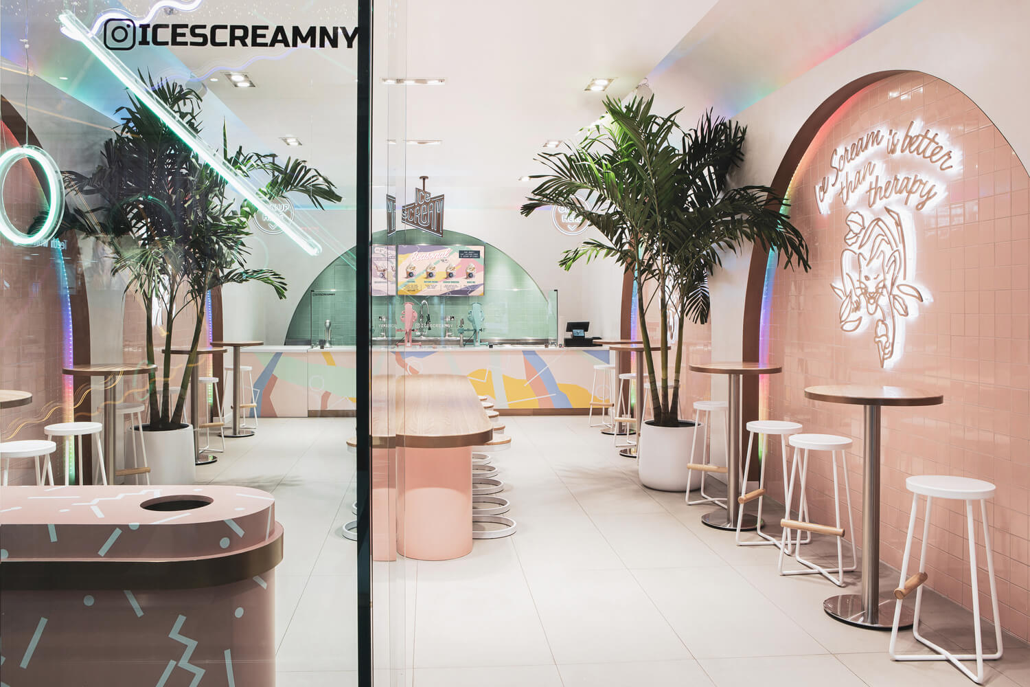 餐饮空间,Asthetíque,国外餐饮设计,美国,冰淇淋店