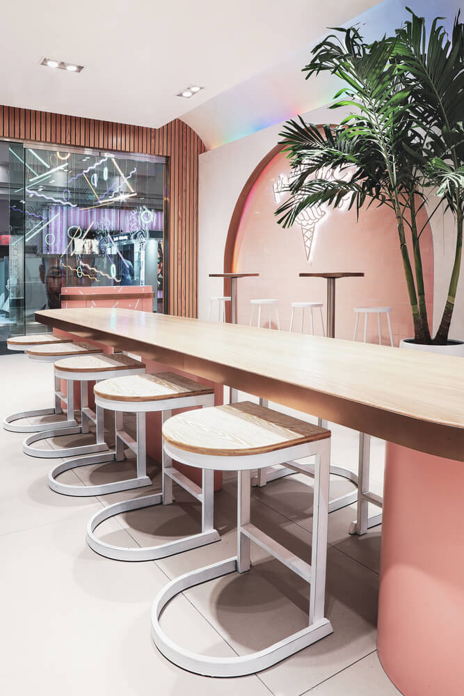 餐饮空间,Asthetíque,国外餐饮设计,美国,冰淇淋店