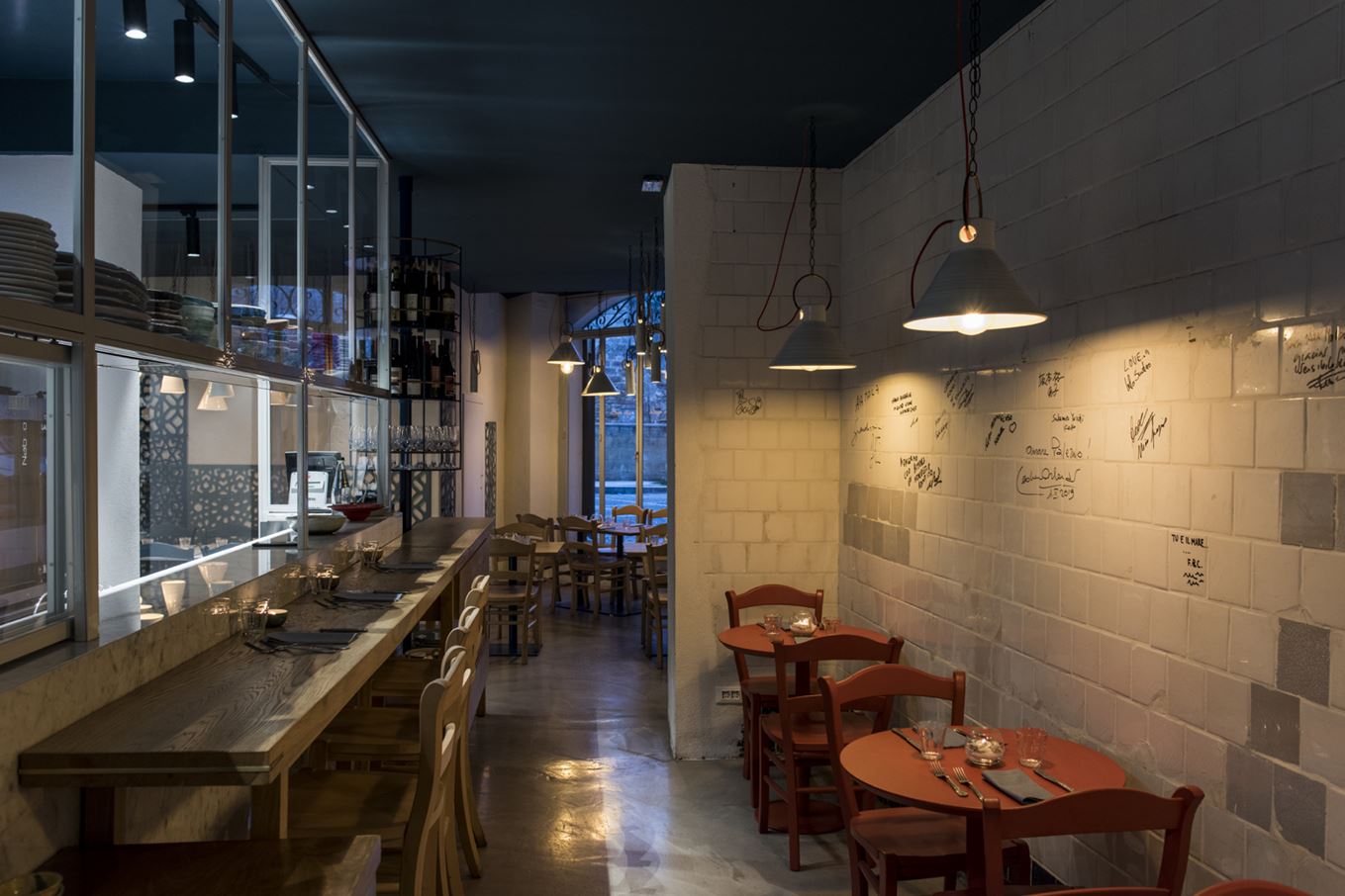 餐饮空间，国外餐厅设计，意大利，海鲜餐厅，Fatima Costa，Aja Mola